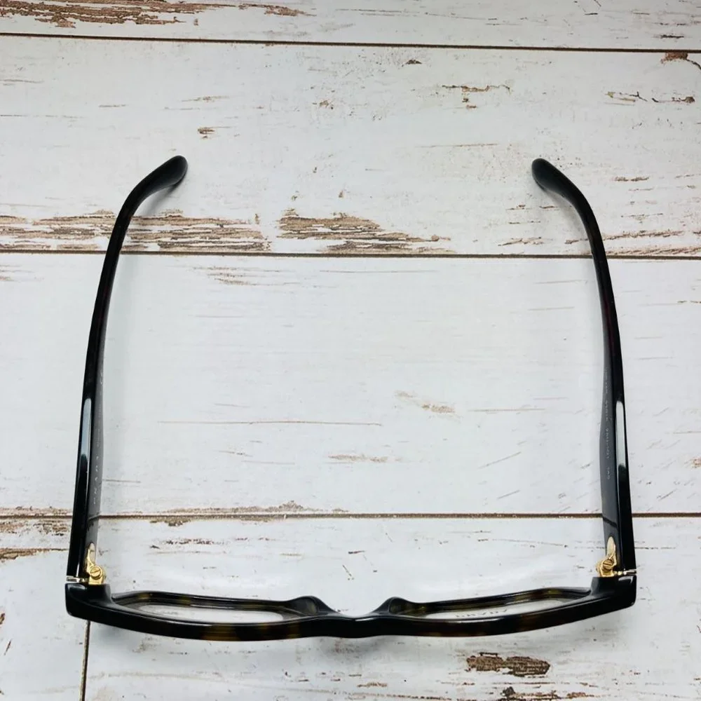 Prada Square Brown Havana Gold Eyeglasses Glasses Frames NWOT - Picture 9 of 12